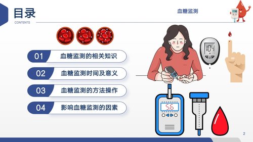 a0059 血糖监测PPT课件20页可编辑无水印 第2页