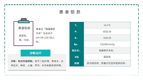 a0099 肠梗阻护理查房PPT课件25页可编辑无水印 第3页