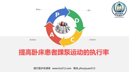a00391 提高卧床患者踝泵运动的执行率 42页PPT课件可编辑无水印直接可用