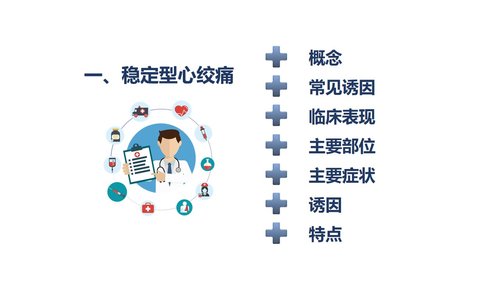 a0067 冠心病护理查房PPT课件33页可编辑无水印 第5页