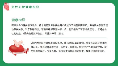 a0084 急性心梗术后护理培训PPT课件20页可编辑无水印 第7页