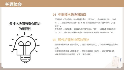 a0121 耳部全息铜砭刮痧联合耳尖放血在脑梗死介入取栓术后发热患者中的护理实践（33页）PPT课件33页可编辑无水印 第14页