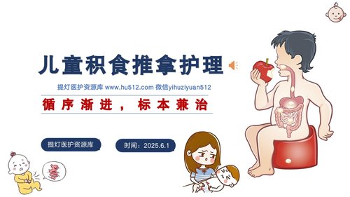 a0129 儿童积食推拿护理PPT课件20页可编辑无水印