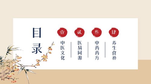 a0137 中医中药养生【无内容模板】PPT课件18页可编辑无水印直接可用 第2页