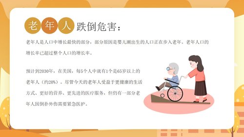 a0143 预防老年人跌倒及应急处理01PPT课件25页可编辑无水印直接可用 第3页