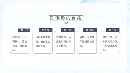 a0145 预防老年人跌倒及应急处理03PPT课件26页可编辑无水印直接可用 第19页