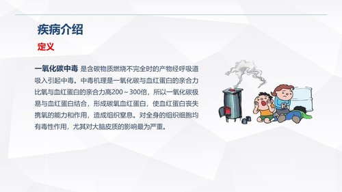 a0149 一氧化碳中毒患者的护理查房PPT课件30页可编辑无水印直接可用 第3页