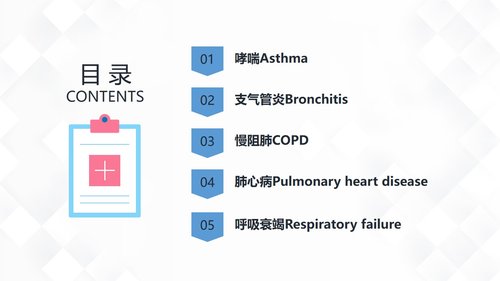 a0162 呼吸系统常见疾病的护理业务课件PPT课件32页可编辑无水印直接可用 第2页