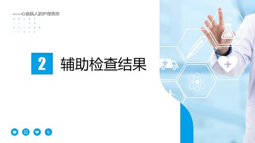 a0176 心衰病人护理查房PPT模板PPT课件16页可编辑无水印直接可用 第7页