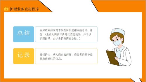 a0184 护理业务查房PPT课件21页可编辑无水印直接可用 第19页