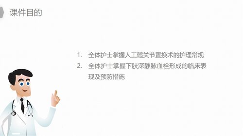 a0187 换人工髋关节预防深静脉血栓护理PPT课件22页可编辑无水印直接可用 第3页