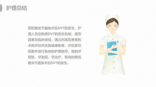 a0187 换人工髋关节预防深静脉血栓护理PPT课件22页可编辑无水印直接可用 第19页