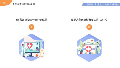 a0192 浅色骨质疏松知识培训医疗健康教育宣传PPT模板宣传PPT动态PPTPPT课件24页可编辑无水印直接可用 第12页