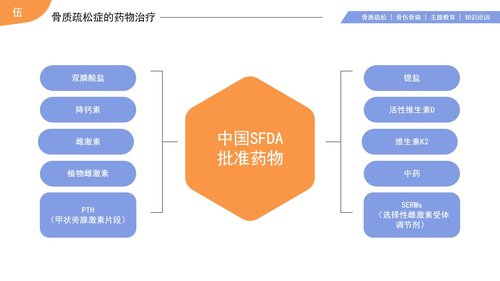 a0192 浅色骨质疏松知识培训医疗健康教育宣传PPT模板宣传PPT动态PPTPPT课件24页可编辑无水印直接可用 第19页