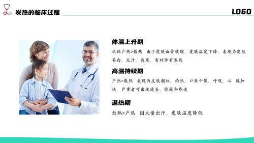 a0204 简约风发热病人护理医疗PPTPPT课件20页可编辑无水印直接可用 第8页