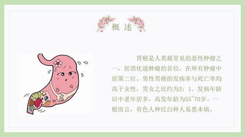 a0221 胃癌病人的护理医院讲解PPT课件PPT课件17页可编辑无水印直接可用 第3页