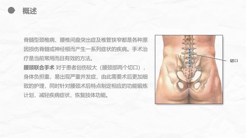 a0235 腰颈椎联合手术患者术后护理课件PPT课件23页可编辑无水印直接可用 第4页