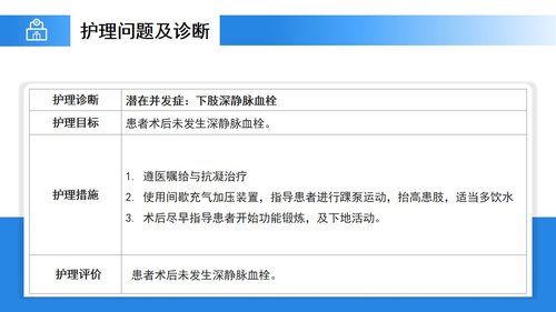 a0238 蓝色医疗模板-胫腓骨骨折护理PPT课件23页可编辑无水印直接可用 第19页
