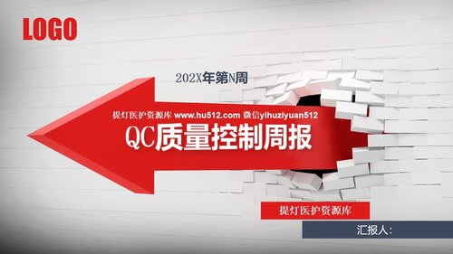 a0251 QC质量控制周报PPT课件28页可编辑无水印直接可用