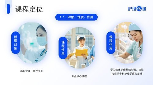 a0273 护理说课蓝色简约风PPT课件27页可编辑无水印直接可用 第4页