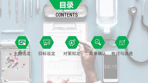 a0299 品管圈：提高某某病高危患者预防措施的落实率PPT课件25页可编辑无水印直接可用 第2页