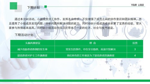 a0299 品管圈：提高某某病高危患者预防措施的落实率PPT课件25页可编辑无水印直接可用 第19页