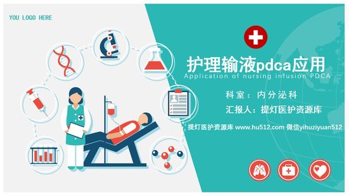 a0313 内分泌科-护理输液-PDCA应用汇报材料PPT课件28页可编辑无水印直接可用