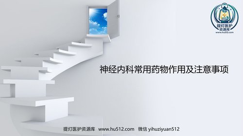 a00514 神经内科常用药物作用及注意事项 20页PPT文档可编辑无水印直接可用