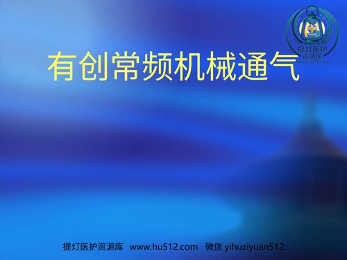 a00549 儿科呼吸机应用 20页PPT文档可编辑无水印直接可用