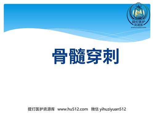 a00556 儿科规培操作骨髓穿刺 20页PPT文档可编辑无水印直接可用
