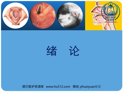 a00758 耳鼻咽喉头颈外科绪论 20页PPT文档可编辑无水印直接可用