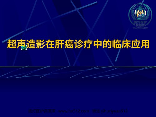 a00905 肝癌超声造影(1) 20页PPT文档可编辑无水印直接可用