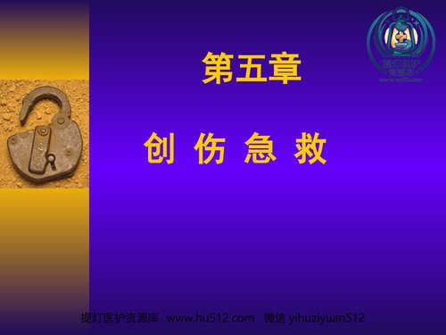 a01094 创伤急救—中医伤科学PPT课件 20页PPT文档可编辑无水印直接可用