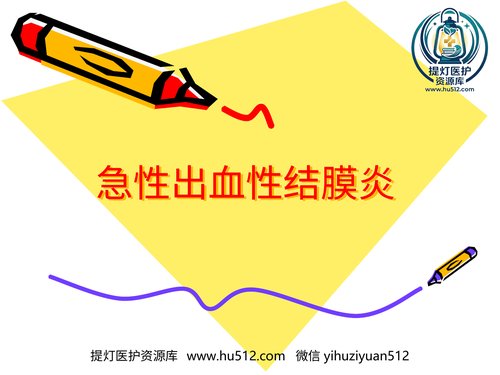 a01227 急性出血性结膜炎 20页PPT文档可编辑无水印直接可用