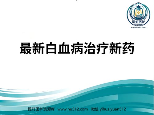 a01303 白血病治疗新药Venetoclax 30页PPT文档可编辑无水印直接可用