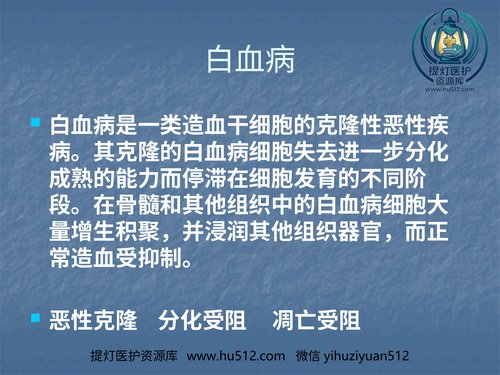 a01320 白血病的治疗 69页PPT文档可编辑无水印直接可用