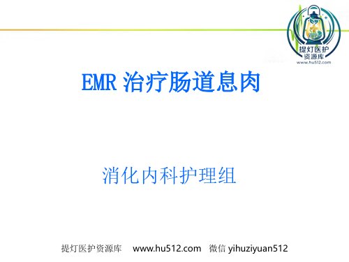 a01387 emr治疗肠道息肉 36页PPT课件可编辑无水印直接可用