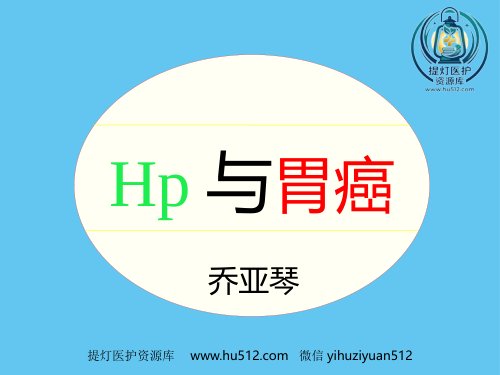 a01394 Hp与胃癌 15页PPT课件可编辑无水印直接可用