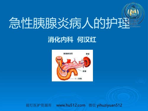 a01415 OK急性胰腺炎PPT示范 25页PPT课件可编辑无水印直接可用