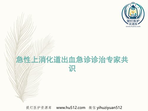 a01442 急性上消化道出血 33页PPT课件可编辑无水印直接可用