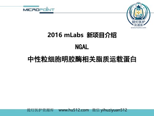 a01478 NGAL 临床应用介绍 39页PPT课件可编辑无水印直接可用
