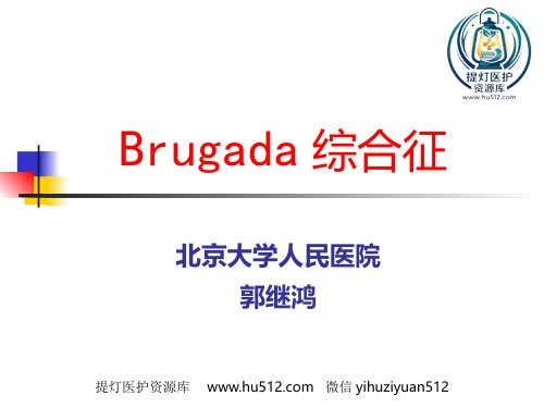 a01513 Brugada综合征的临床诊断 60页PPT课件可编辑无水印直接可用