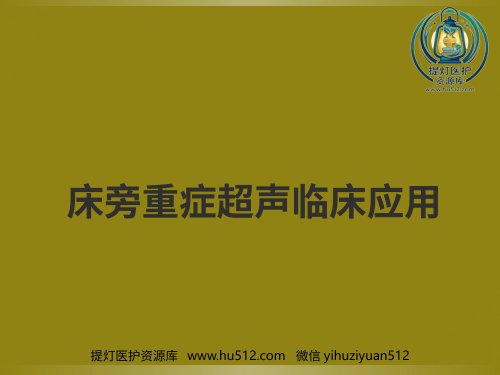 a01602 床旁超声FAST介入超声 38页PPT课件可编辑无水印直接可用