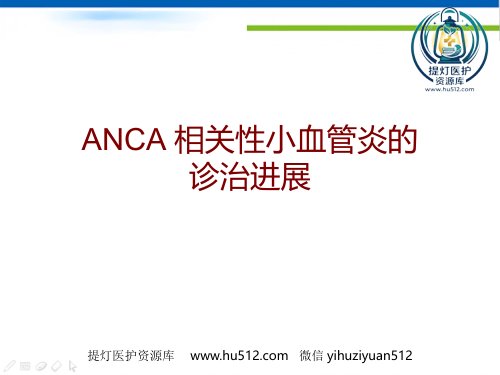 a01717 ANCA相关性小血管炎 21页PPT课件可编辑无水印直接可用